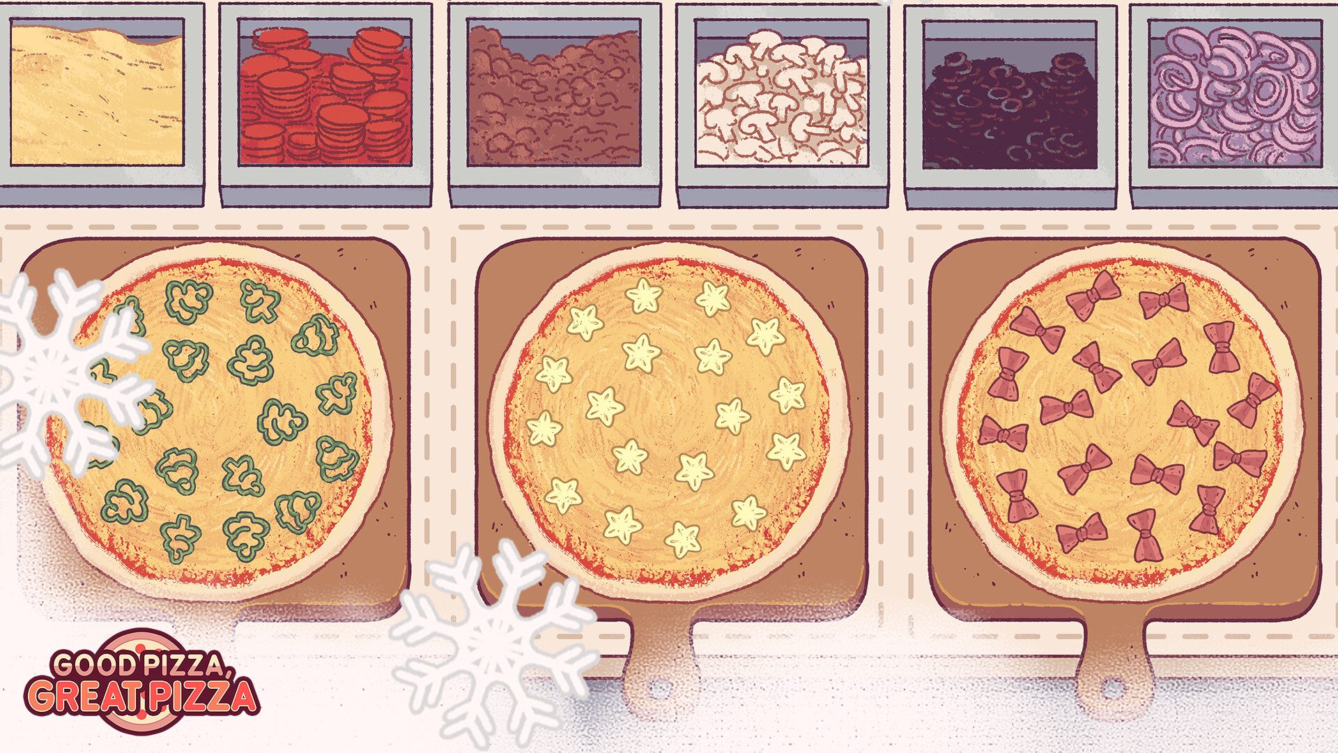 Good Pizza, Great Pizza - Jingle's Topping Skins - Winter 2022 Topping Skins Featured Screenshot #1