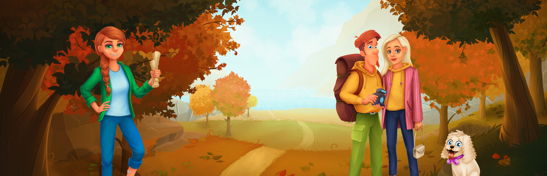 Adventure mosaics. Autumn Journey