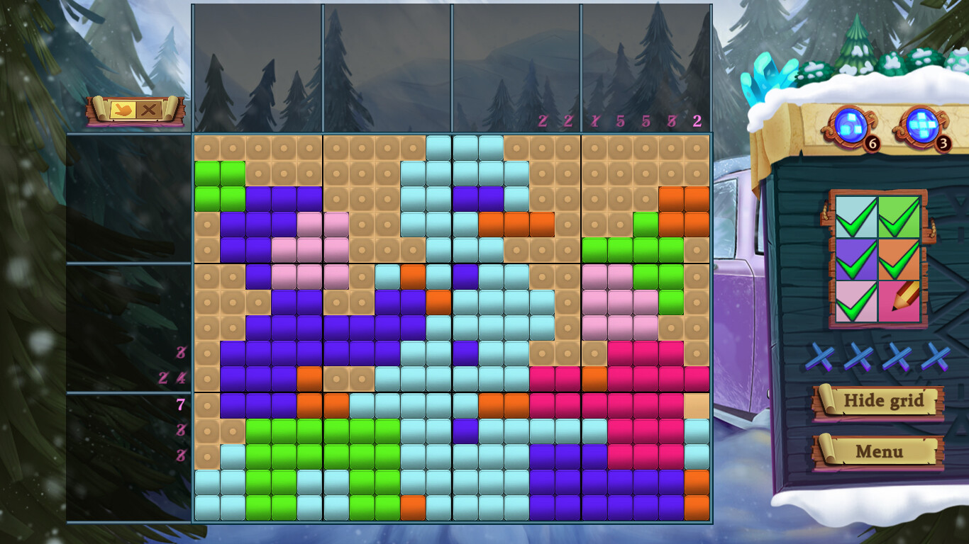 Adventure Mosaics. Winter Holidays Featured Screenshot #1