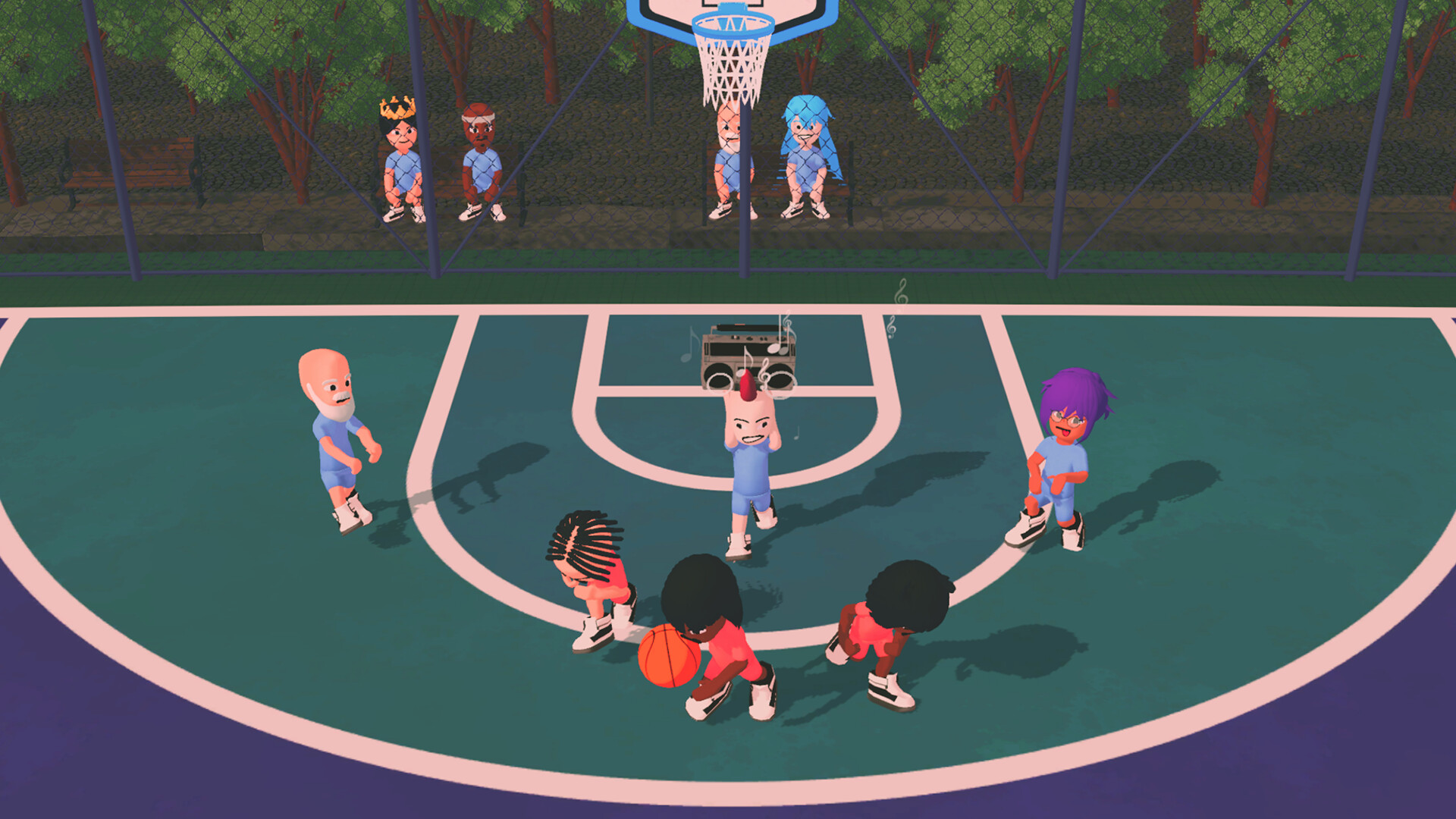 Hoop Fighters: Party Basketball screenshot #3