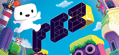 Steam header art for FEZ