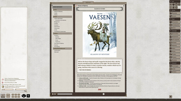 Fantasy Grounds - Seasons of Mystery
