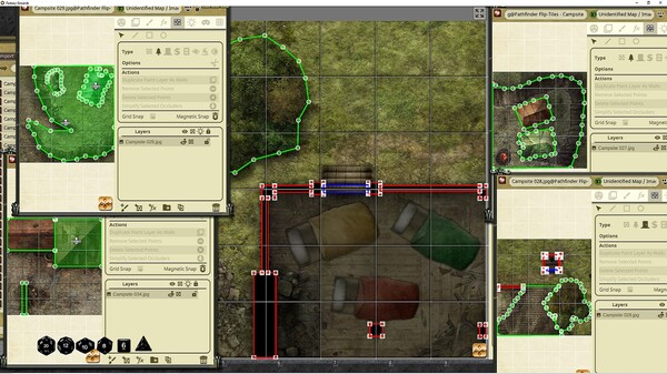 Fantasy Grounds - Pathfinder RPG - Pathfinder Flip-Tiles - Campsite