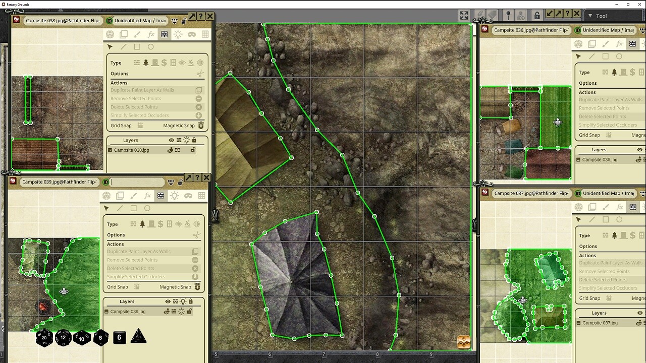 Fantasy Grounds - Pathfinder RPG - Pathfinder Flip-Tiles - Campsite Featured Screenshot #1