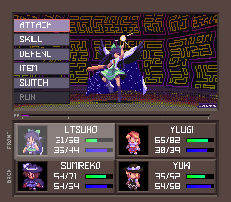 screenshot of Touhou Artificial Dream in Arcadia 3