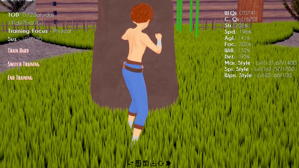 Screenshot z Heavenly Peaks Cultivation