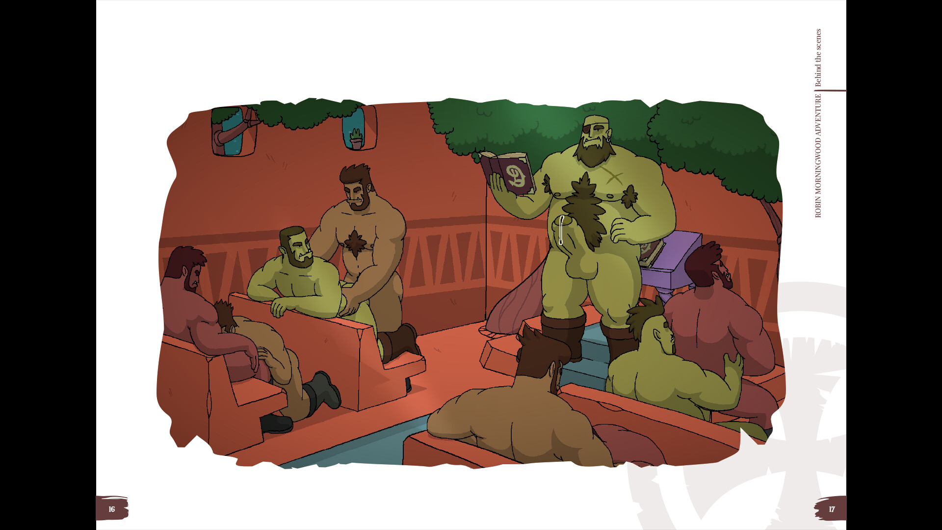 Robin Morningwood Adventure - Behind the scenes scene