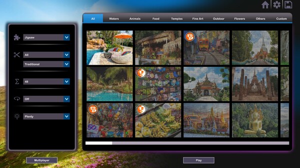 Let's Play Jigsaw Puzzles: Thailand and Cambodia