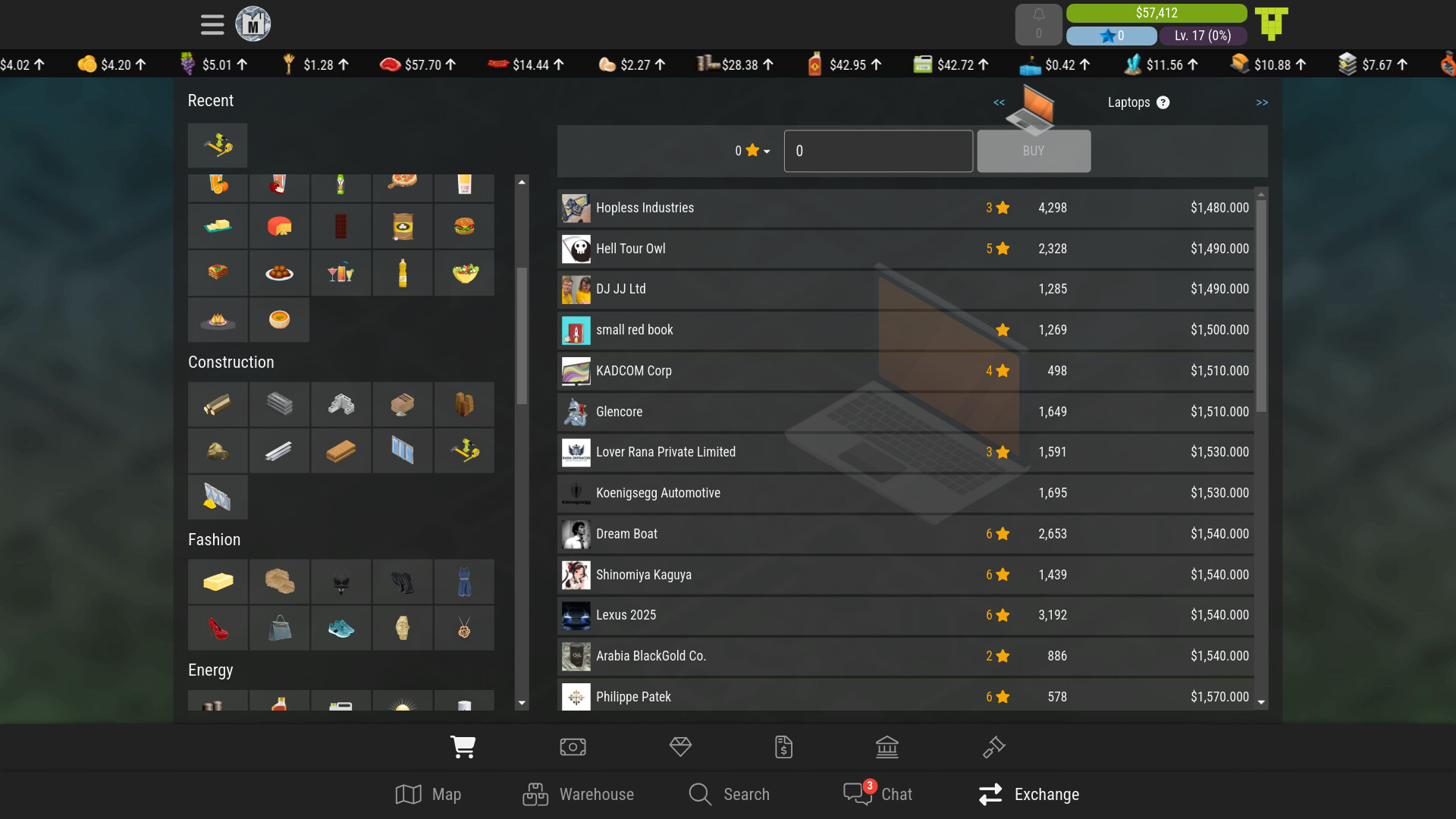 Sim Companies screenshot #4