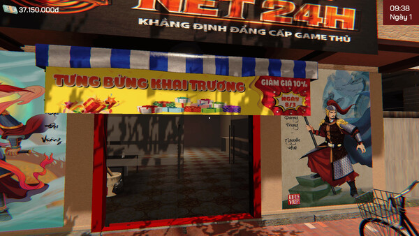 Screenshot of Net 24h: Vietnamese Internet Cafe Chaos