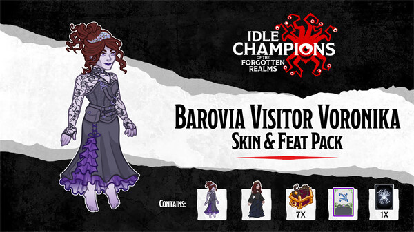 Idle Champions - Barovia Visitor Voronika Skin & Feat Pack