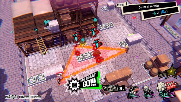 Persona 5 Tactica screenshot