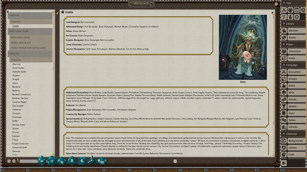 Fantasy Grounds - Esper Genesis 5E Threats Database