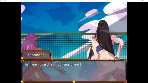 Screenshot of Project Skyward gameplay showing in-action mechanics