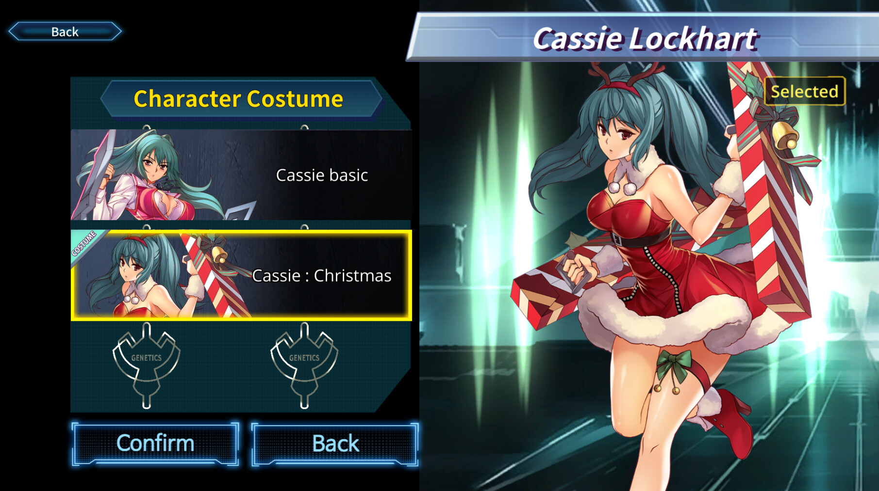 Battle Heroine Crisis COSTUME : Cassie Christmas Featured Screenshot #1