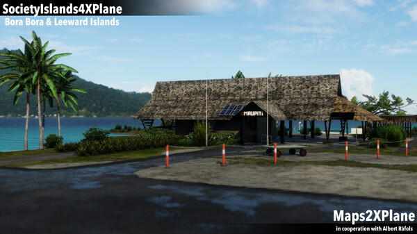 X-Plane 12 Add-on: Aerosoft - Society Islands XP - Bora Bora & Leeward Islands