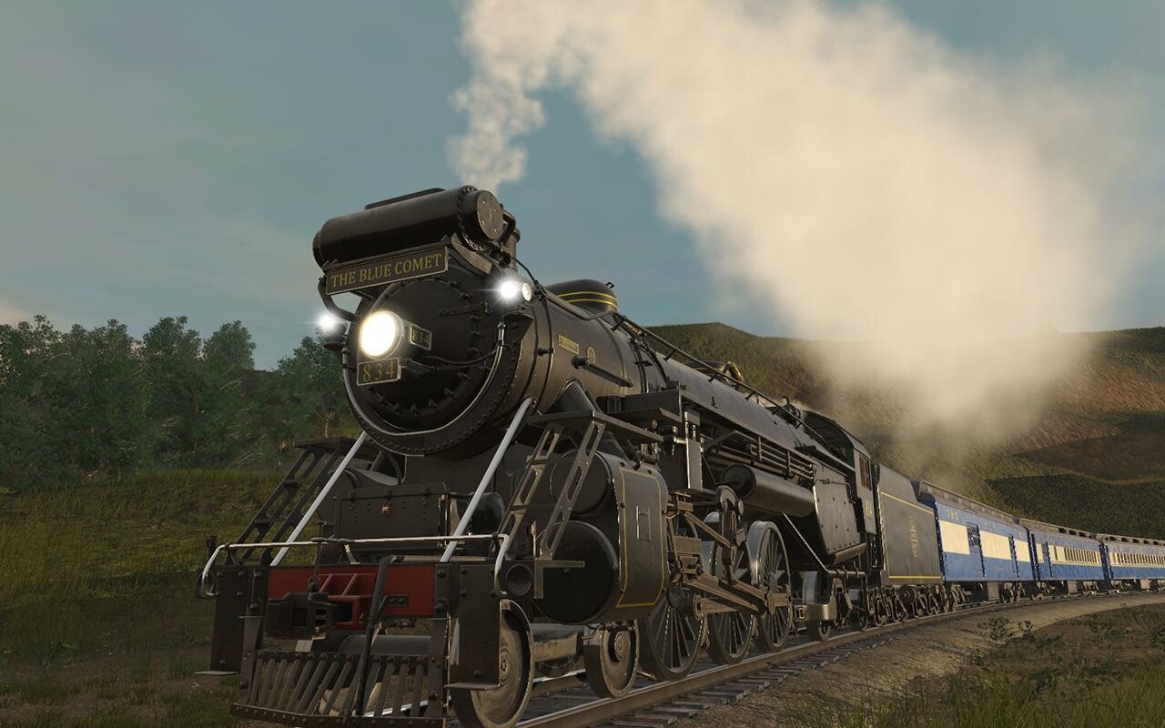Trainz 2022 DLC - Blue Comet 2.0 - The Seashore's Finest Train Featured Screenshot #1