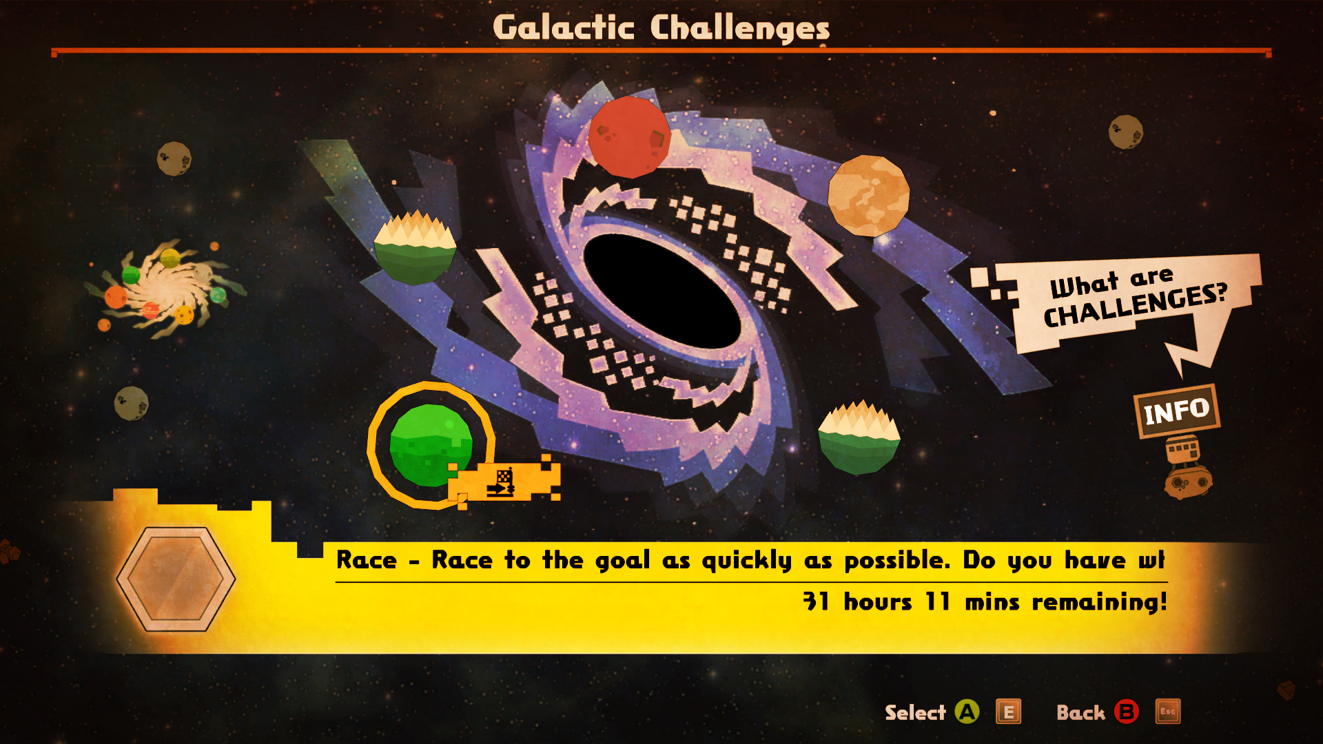 screenshot of PixelJunk™ Nom Nom Galaxy 8
