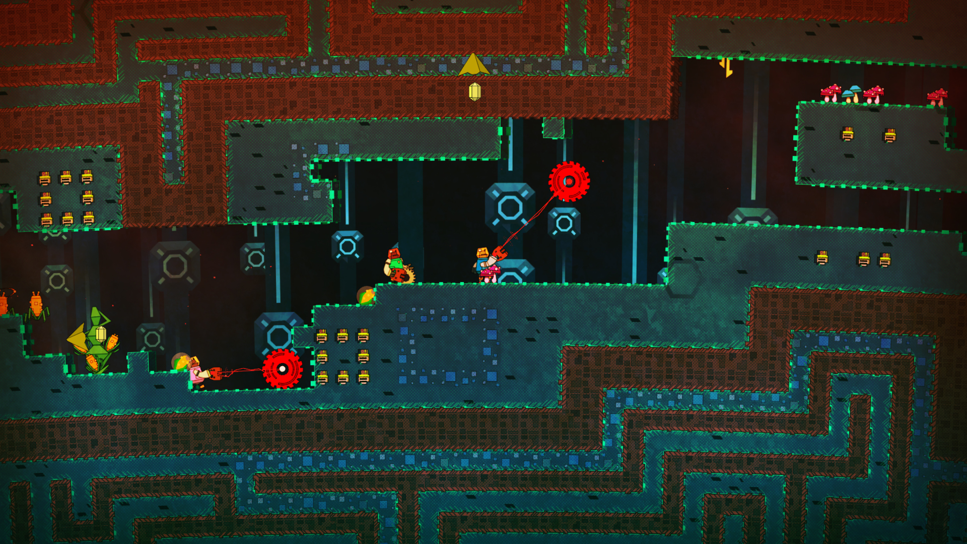 screenshot of PixelJunk™ Nom Nom Galaxy 3