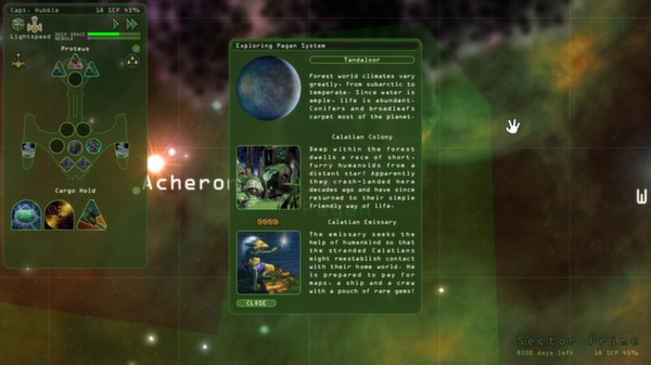 Screenshot z Weird Worlds: Return to Infinite Space