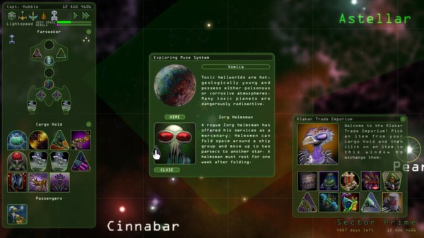Screenshot z Weird Worlds: Return to Infinite Space