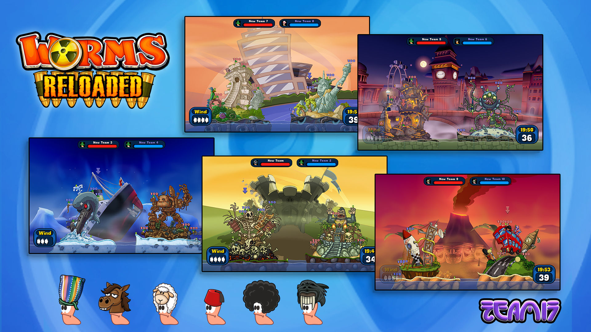 Worms Reloaded: The "Pre-order Forts and Hats" DLC Pack Featured Screenshot #1