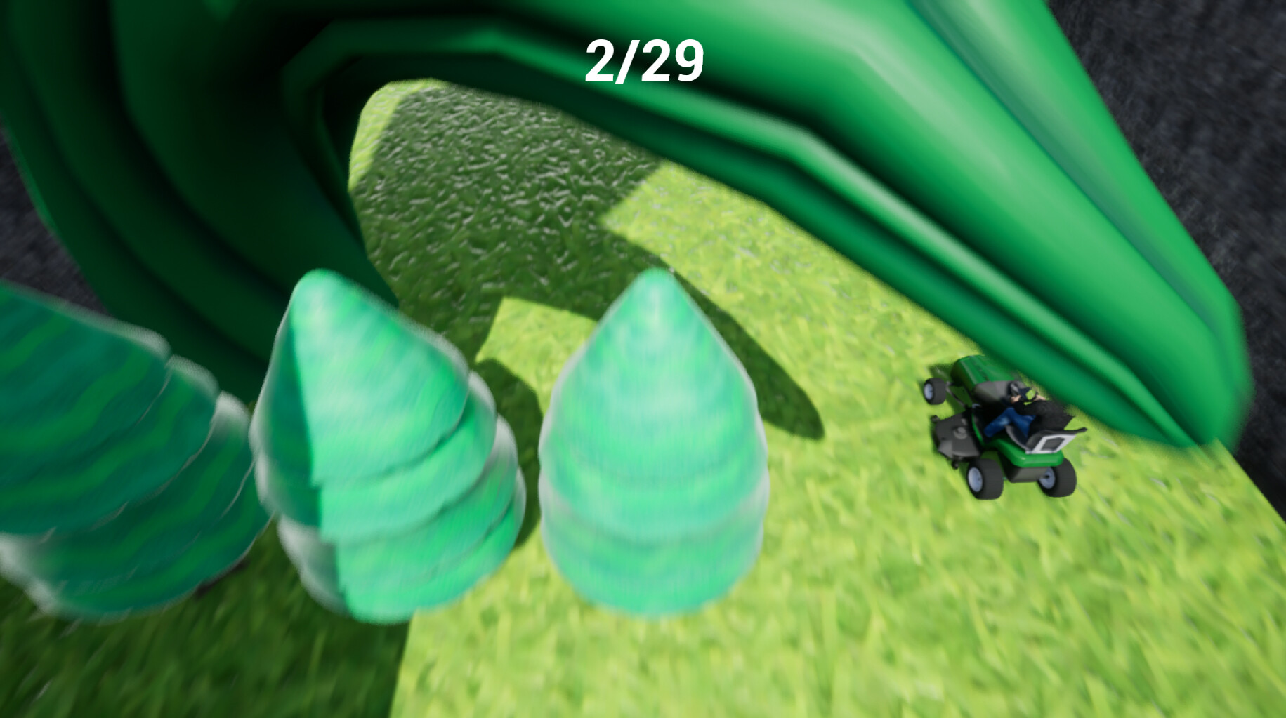 #8. Lawnmower Game: Ufo Chase (Steam) 由: Valkeala Software