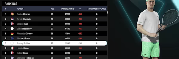 TIEBREAK+: Official Game of the ATP and WTA video 14