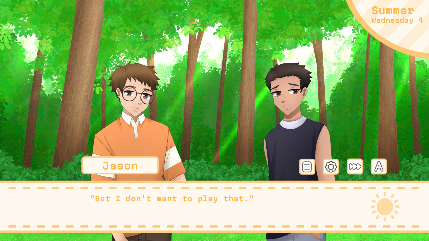 Every Summer Holiday - BL (Boys Love) Visual Novel screenshot #3