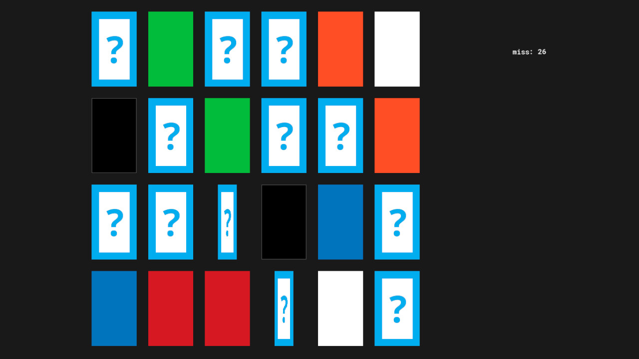 #3. Color X Memory (Steam) By: CasGames