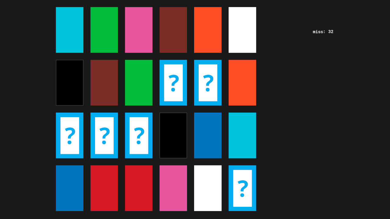 #4. Color X Memory (Steam) By: CasGames