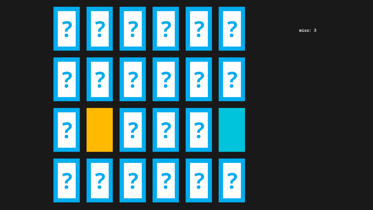 #1. Color X Memory (Steam) By: CasGames