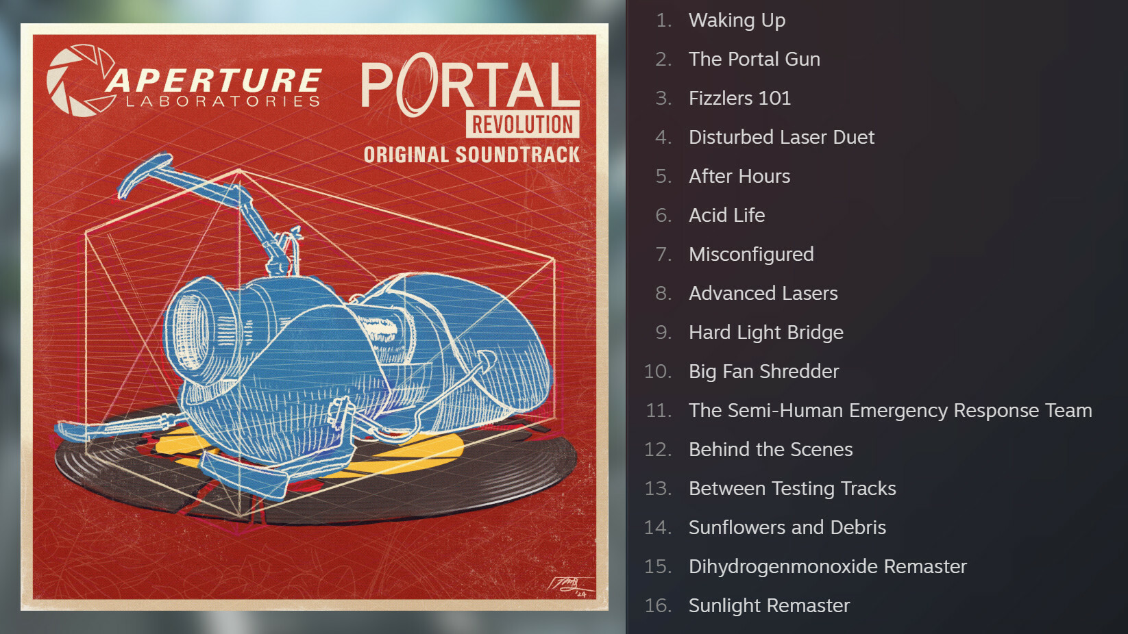 Portal: Revolution Soundtrack Featured Screenshot #1
