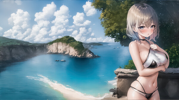 Senpai Puzzle: Waifu Summer - Background Waifus Pack