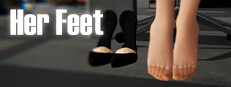 她的脚