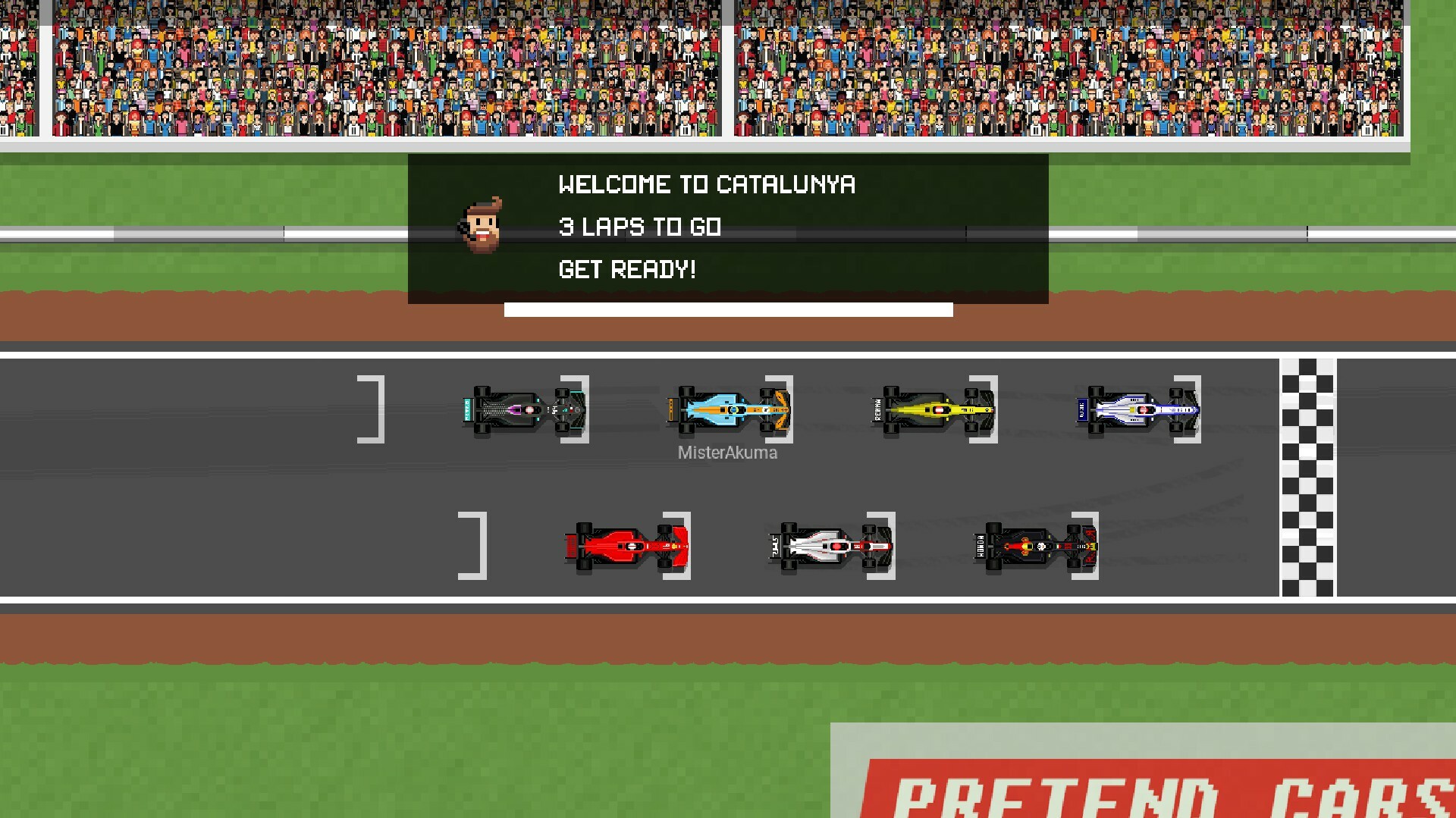 #3. Pretend Cars Racing (Steam) De: Patricio Marin