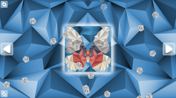 Скриншот 1 из игры Poly Puzzle: Butterflies