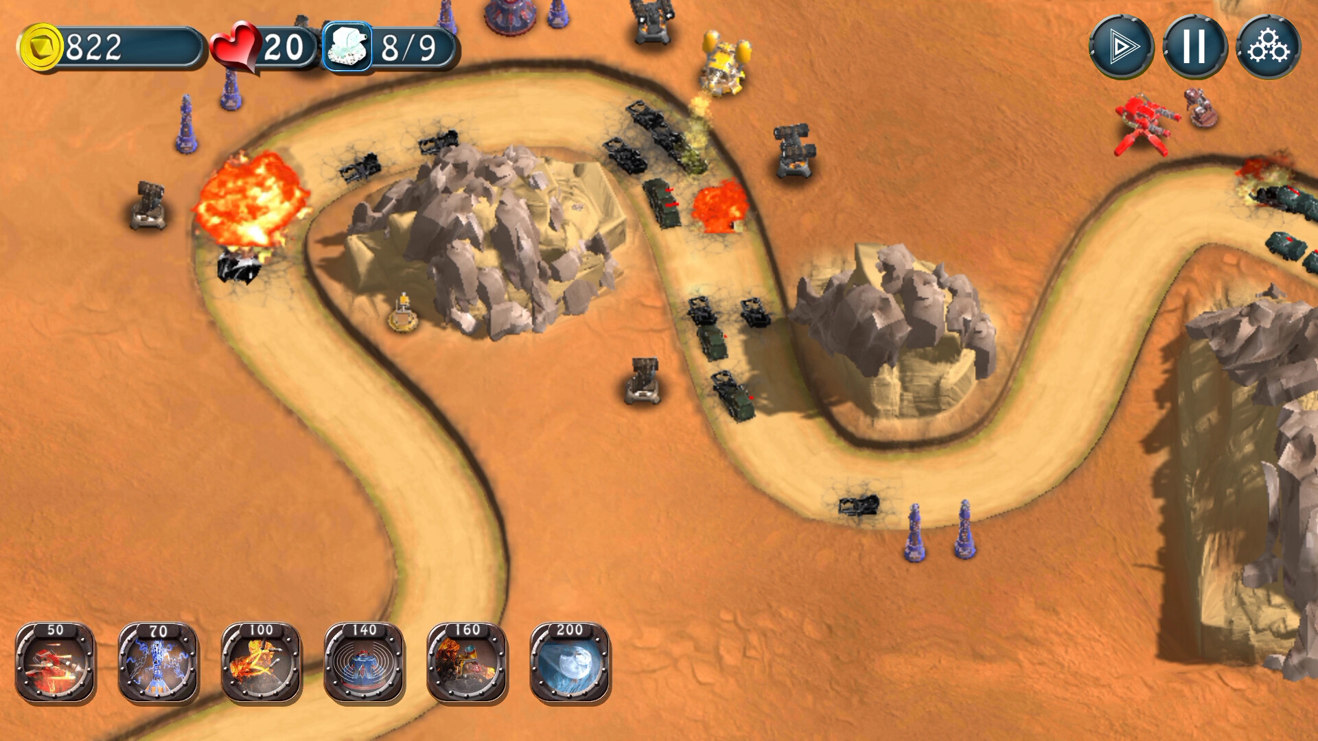#4. Minibots TD (Steam) 由: Robogames