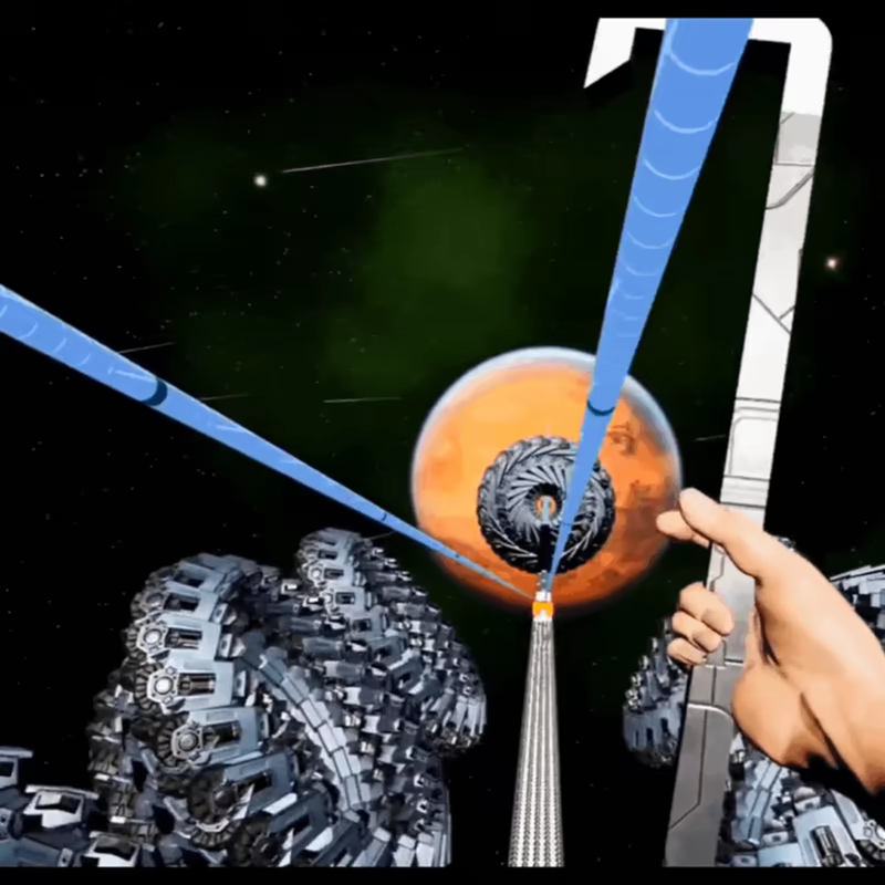 Earth Mars VR video 1