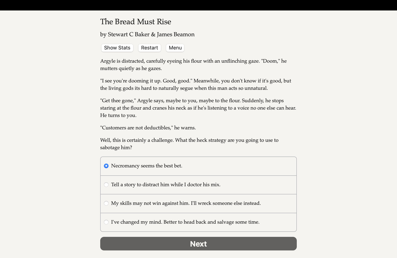 The Bread Must Rise screenshot #2