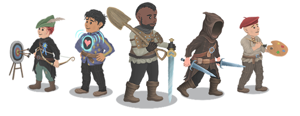 Personnages du jeu