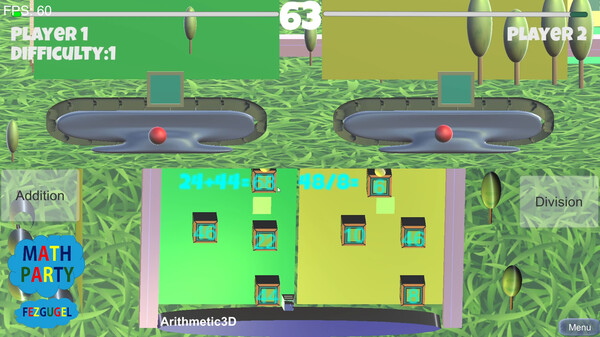 Screenshot z Math Party Fezgugel Screenshot z Math Party Fezgugel