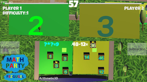 Screenshot z Math Party Fezgugel Screenshot z Math Party Fezgugel