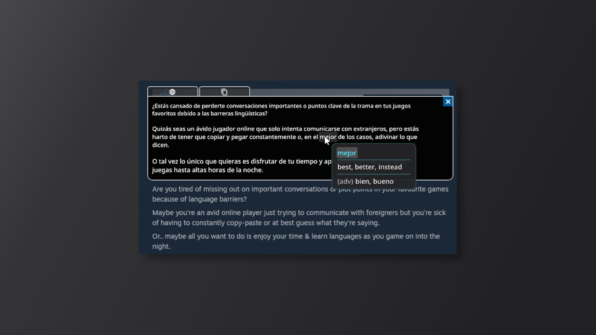 GameTranslate screenshot #2