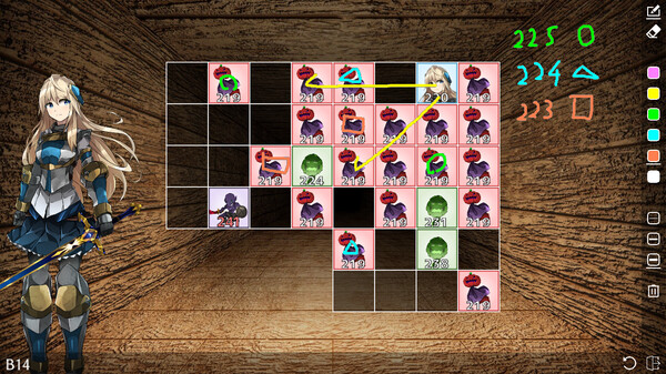 Dungeon in Grid Puzzles screenshot 3