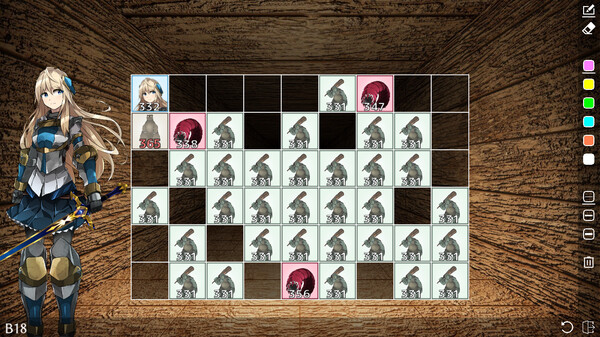 Dungeon in Grid Puzzles screenshot 2