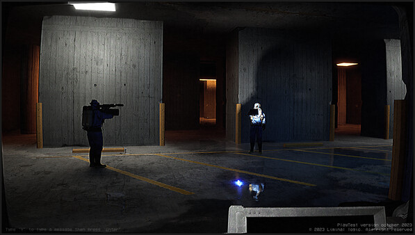 Screenshot 4 of Backrooms Rec. - final gameplay screenshot