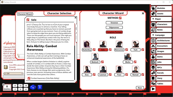 Fantasy Grounds - Cyberpunk Red: Core Rulebook