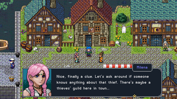 Screenshot of Lagoda Odyssey gameplay showing in-action mechanics