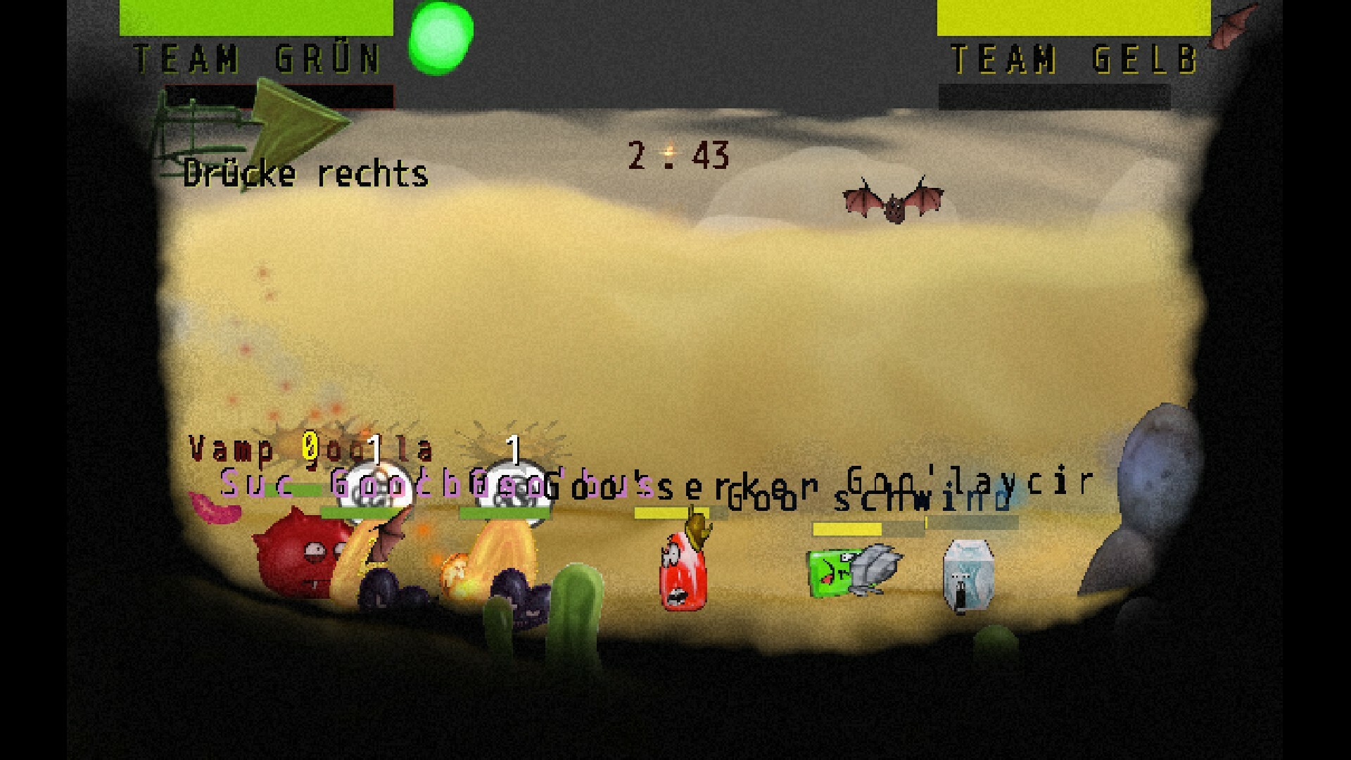 screenshot of a land Goo's crazy 2